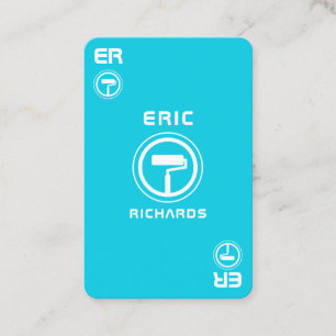 Cartão do ás do pintor