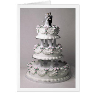 Cartão do bolo de casamento (1)