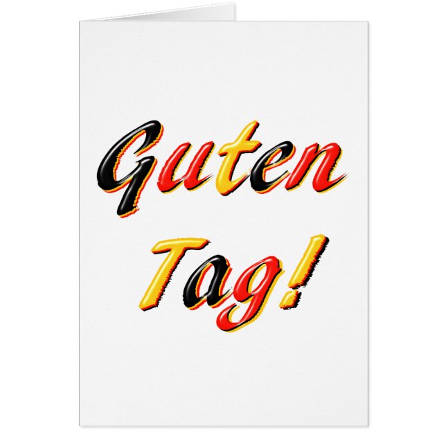 Cartão do bom dia (Frente)