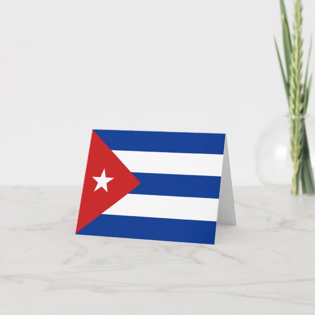Cartão do Brasão de Cuba (Frente)