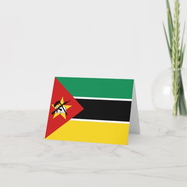 Cartão do Brasão de Moçambique (Frente)