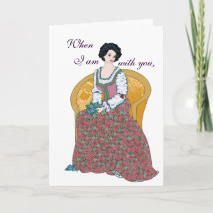 Cartão do buquê dos namorados