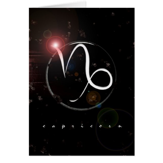 cartão do capricorn (Frente)