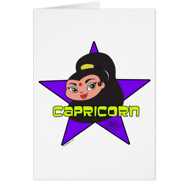 Cartão do Capricórnio (Frente)