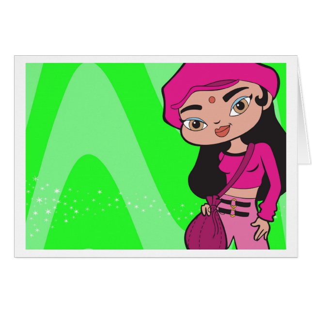 Cartão do Capricórnio (Frente Horizontal)