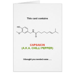 Cartão do Capsaicin