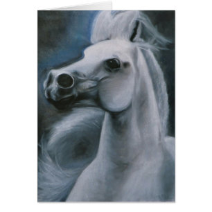 Cartão Do "cartão eqüino do cavalo fantasma"