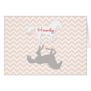 Cartão do cavalo Howdy