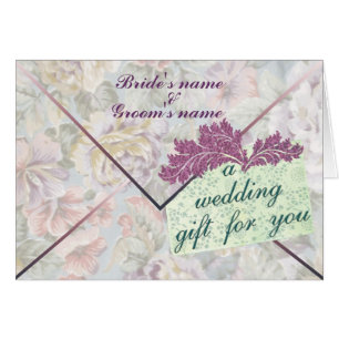 Cartão do cerco do dinheiro do presente de