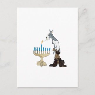 cartão do chanukah (Hanukkah)