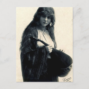 Cartão do cigano do Victorian