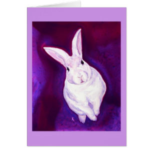 Cartão do coelho de coelho