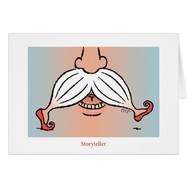 Cartão do contador de histórias (Frente Horizontal)