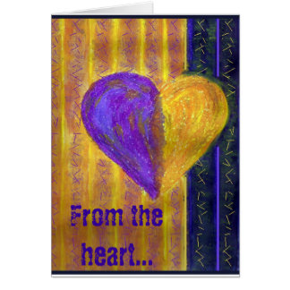 Cartão Do coração