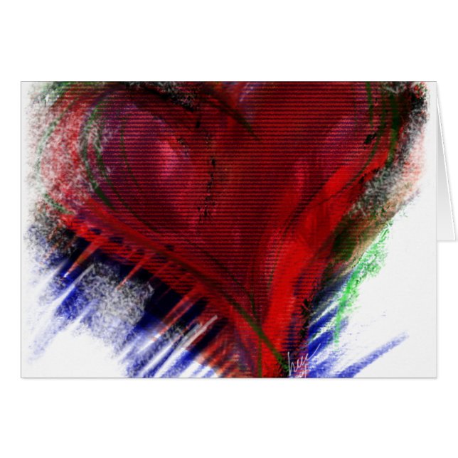 Cartão do coração (Frente Horizontal)