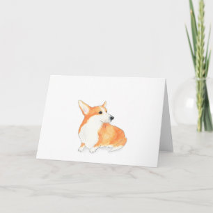 cartão do corgi Hattie