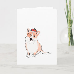 Cartão do corgi real