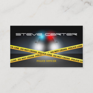 Cartão do Criminalist do polícia da bobina do