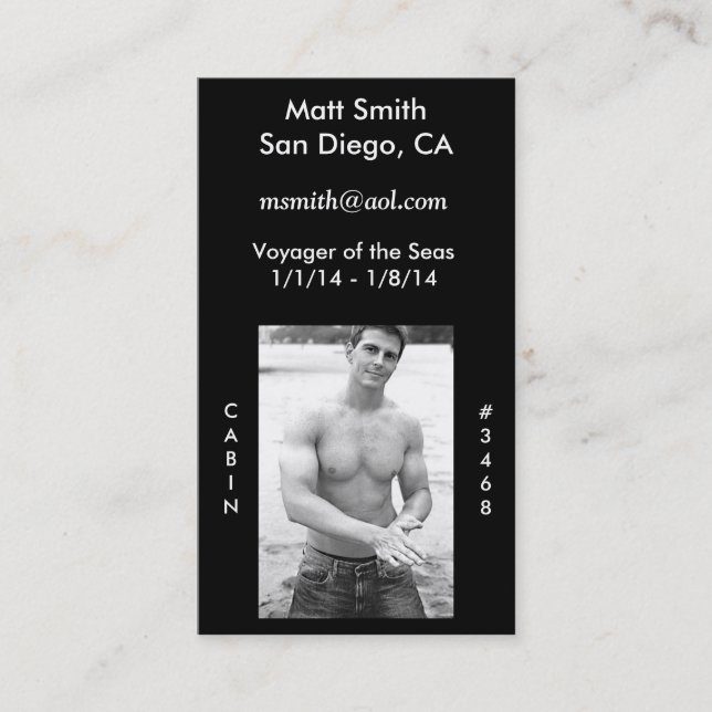 Cartão do cruzeiro (Frente)