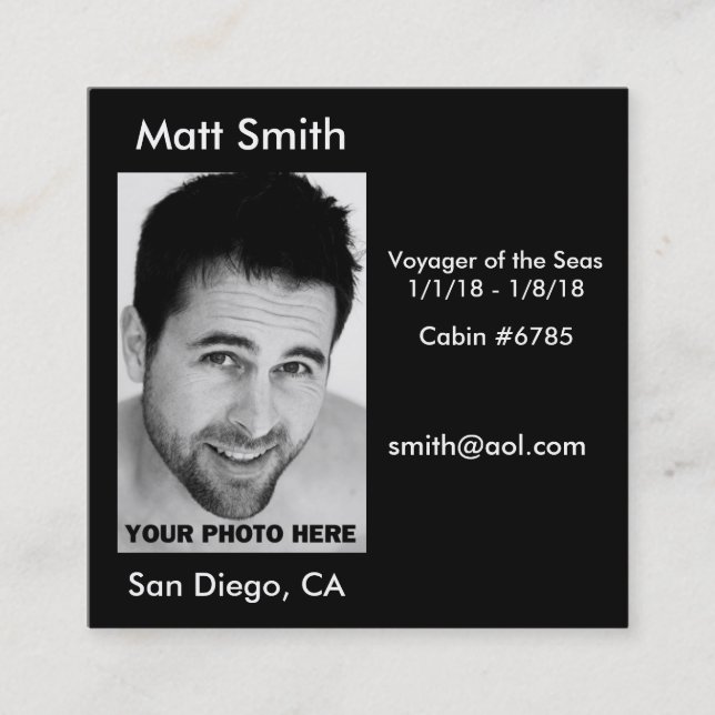 Cartão do cruzeiro (Frente)