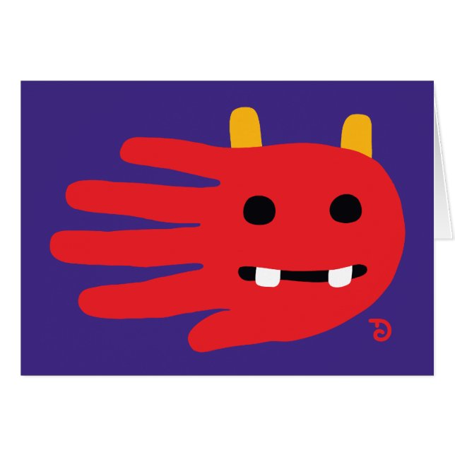 Cartão do demónio (Frente Horizontal)