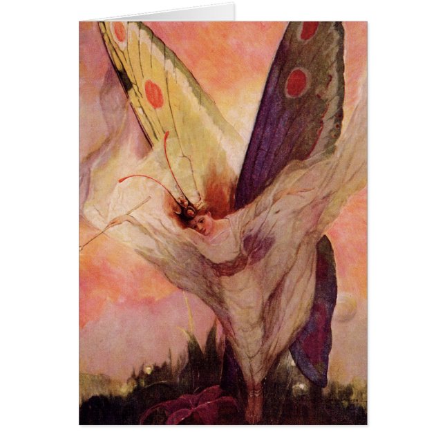 Cartão do design das crianças feericamente da (Frente)