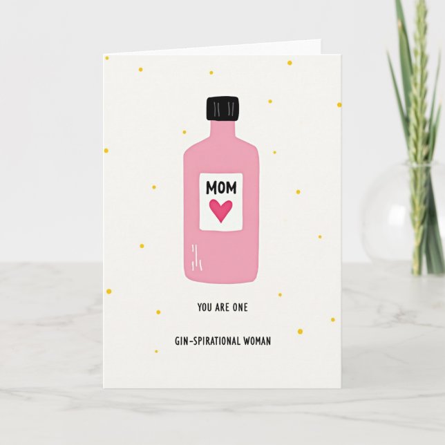 Cartão do Dia da Mãe Inspirador (Frente)