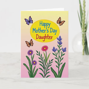Cartão do Dia da Primavera para a Mãe Mais Querida