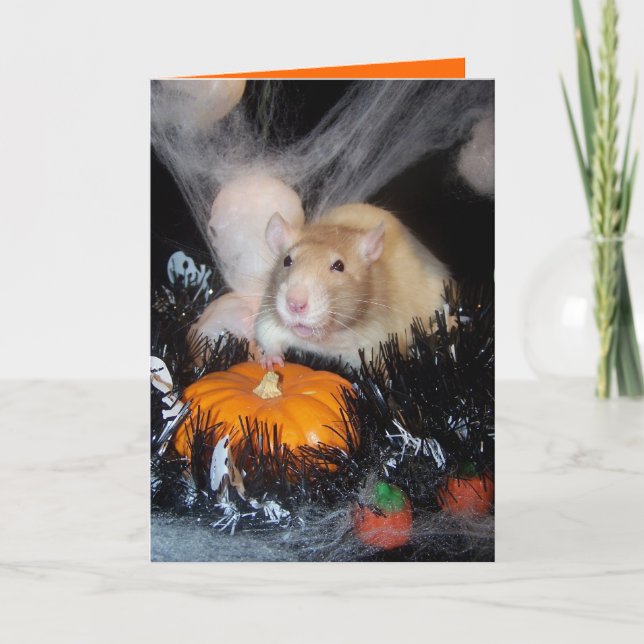 Cartão do Dia das Bruxas (Frente)