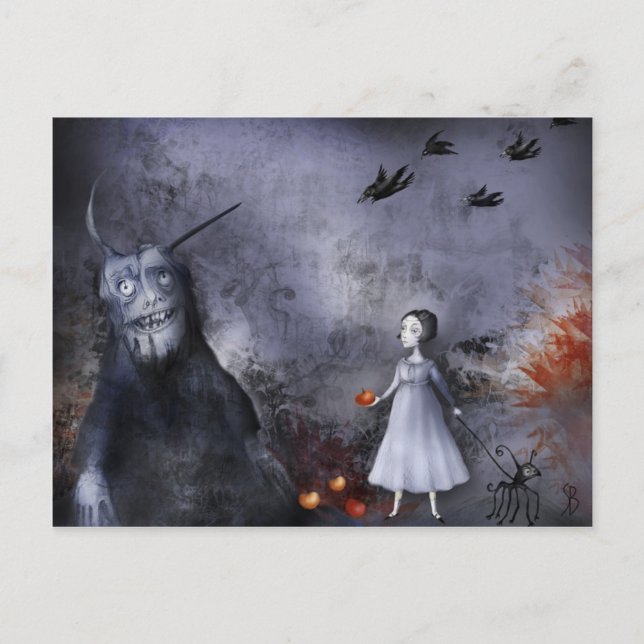 Cartão do Dia das Bruxas (Frente)