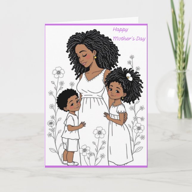 Cartão do Dia das Mães (Frente)