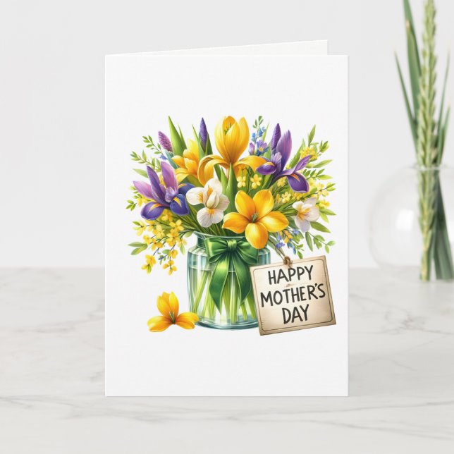Cartão do Dia das Mães (Frente)