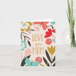 Cartão do Dia das Mães - Amo Você Mamãe