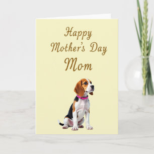 Cartão do Dia das Mães Amor de Cachorro