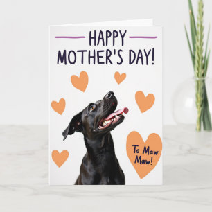 Cartão do Dia das Mães Cachorros Doces