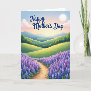 Cartão do Dia das Mães Caminho Floral
