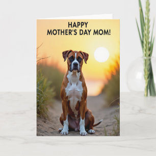 Cartão do Dia das Mães Caninas Dedicadas