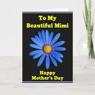 Cartão do Dia das Mães Cobalt Floral