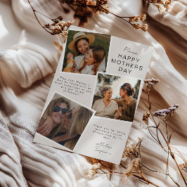 Cartão do Dia das Mães com Foto Instantâneo