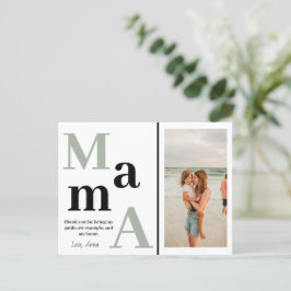 Cartão do Dia das Mães com Foto Personalizada da M