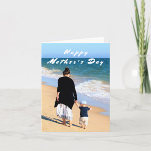 Cartão do Dia das Mães com Foto Personalizada Sua 