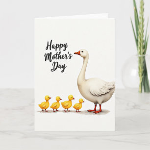 Cartão do Dia das Mães com Letra Caligráfica