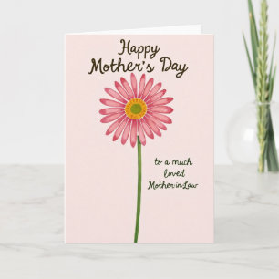 Cartão do Dia das Mães com Pintura Floral