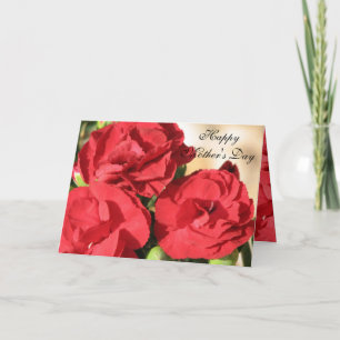 Cartão do Dia das Mães com Rosas Listradas