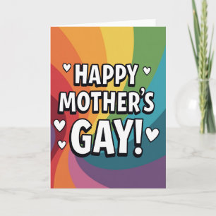 Cartão do Dia das Mães Coragem Gays