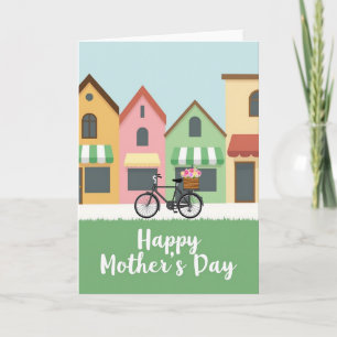 Cartão do Dia das Mães da Cidade Pastel