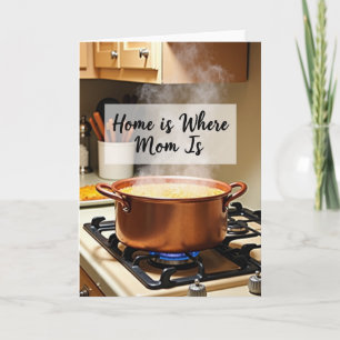 Cartão do Dia das Mães da Cozinha Aconchegante