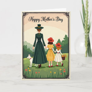 Cartão do Dia das Mães da Família Meadow