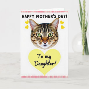 Cartão do Dia das Mães da Gata Esmeralda