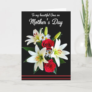 Cartão do Dia das Mães da Oma Floral